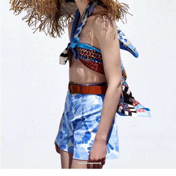 Zara Floral Print shorts - Picture 2 of 8